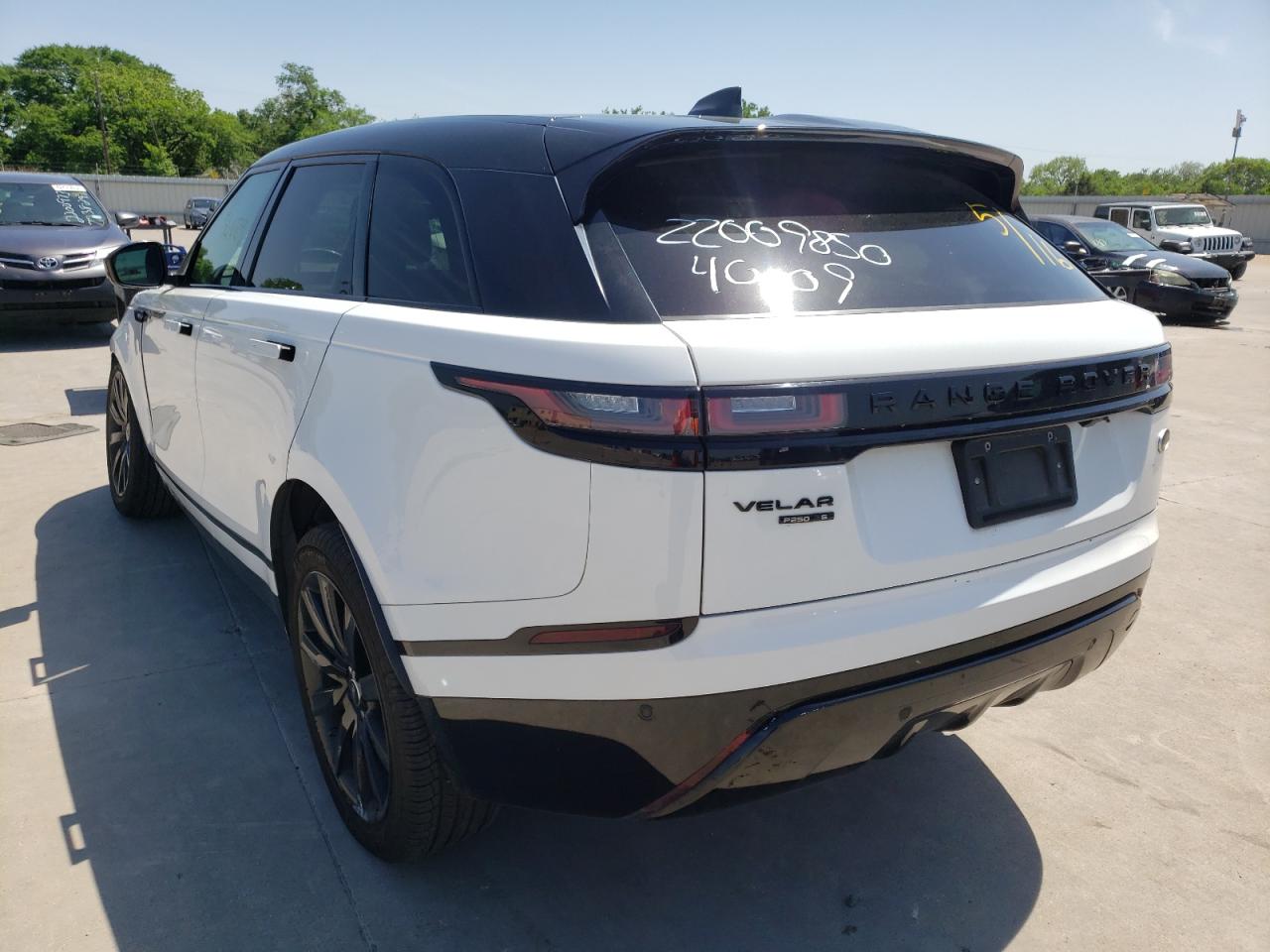 Photo 3 from auction – 2020 LAND ROVER RANGE ROVE with VIN SALYK2EX8LA267490