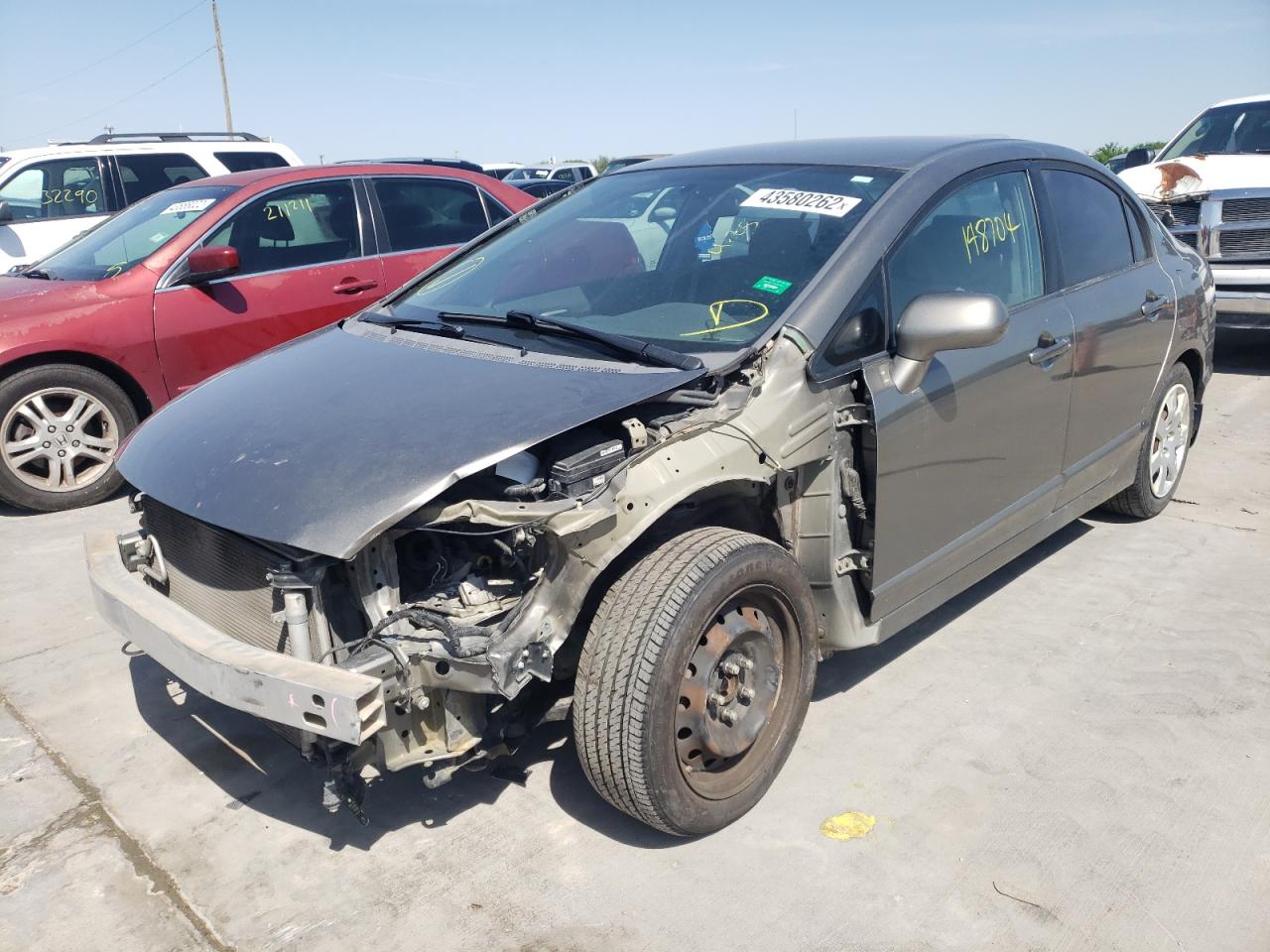 Photo 15 from auction – 2008 HONDA CIVIC LX with VIN 2HGFA16528H351226