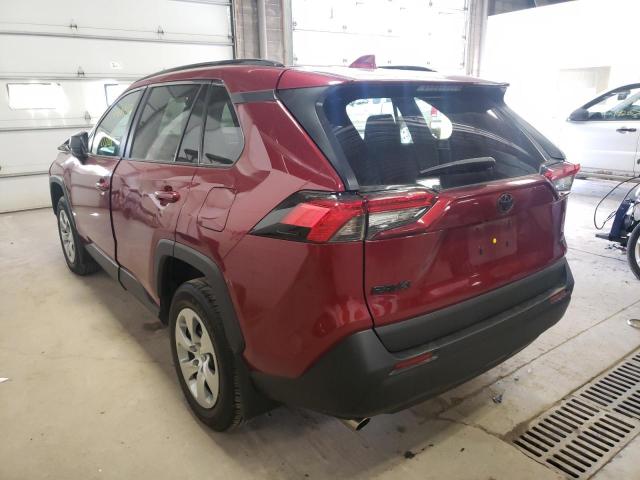 Photo 3 from auction – 2021 TOYOTA RAV4 LE with VIN 2T3F1RFV2MW187564