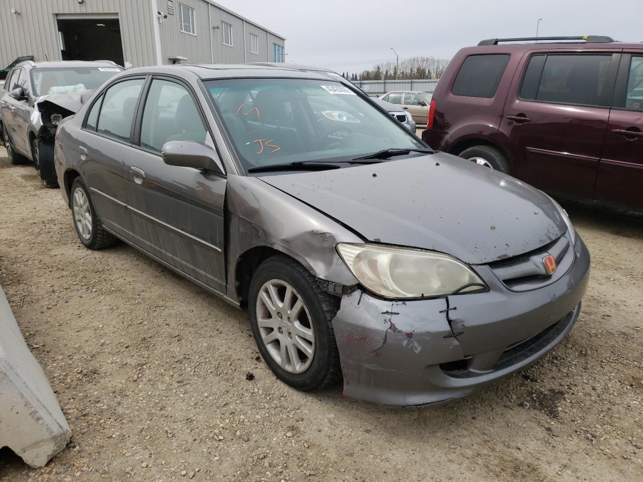 HONDA CIVIC LX 2005 with VIN 2HGES16605H042187 - Photo from auction