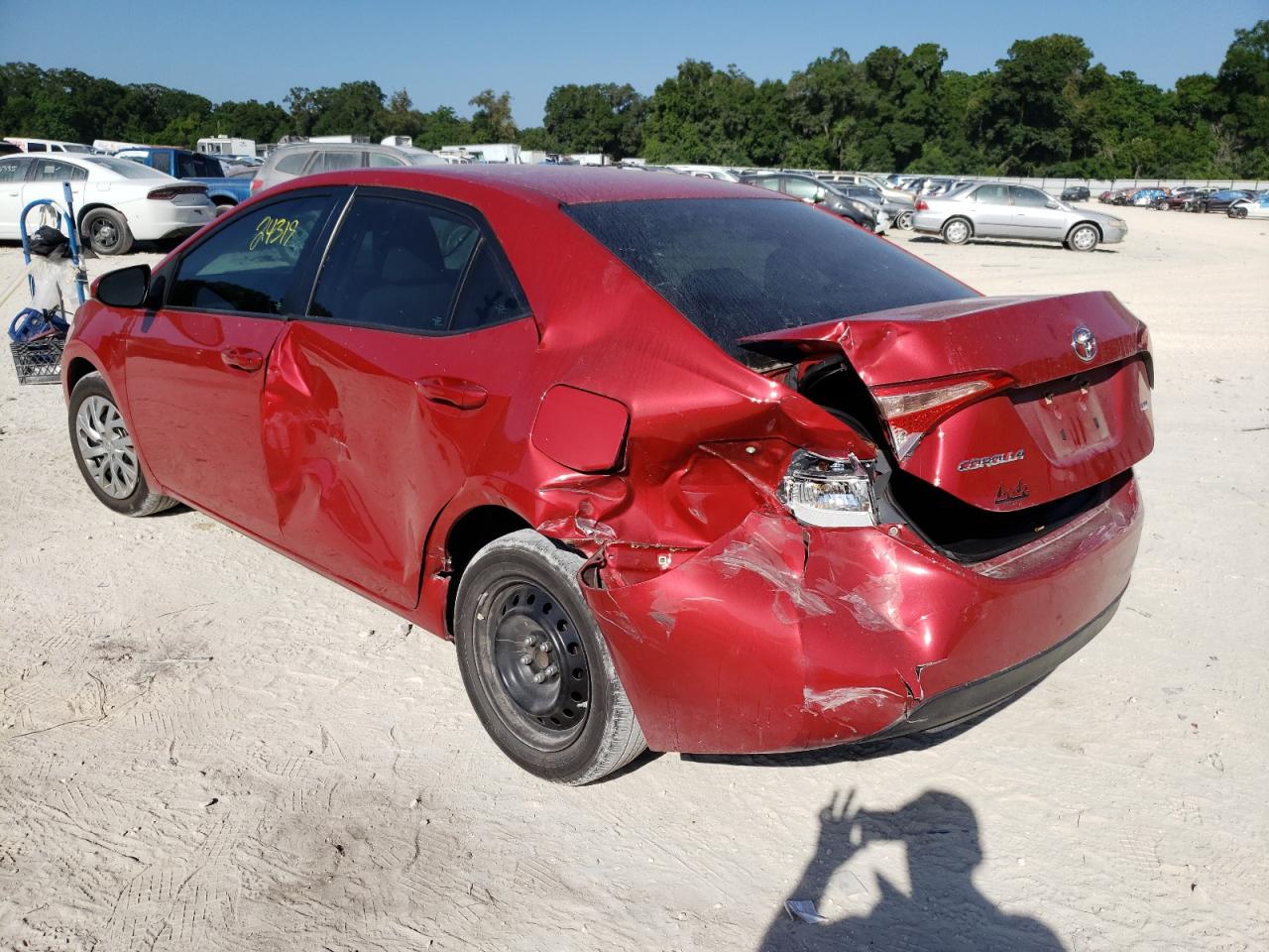 Photo 3 from auction – 2017 TOYOTA COROLLA L with VIN 2T1BURHE4HC814624