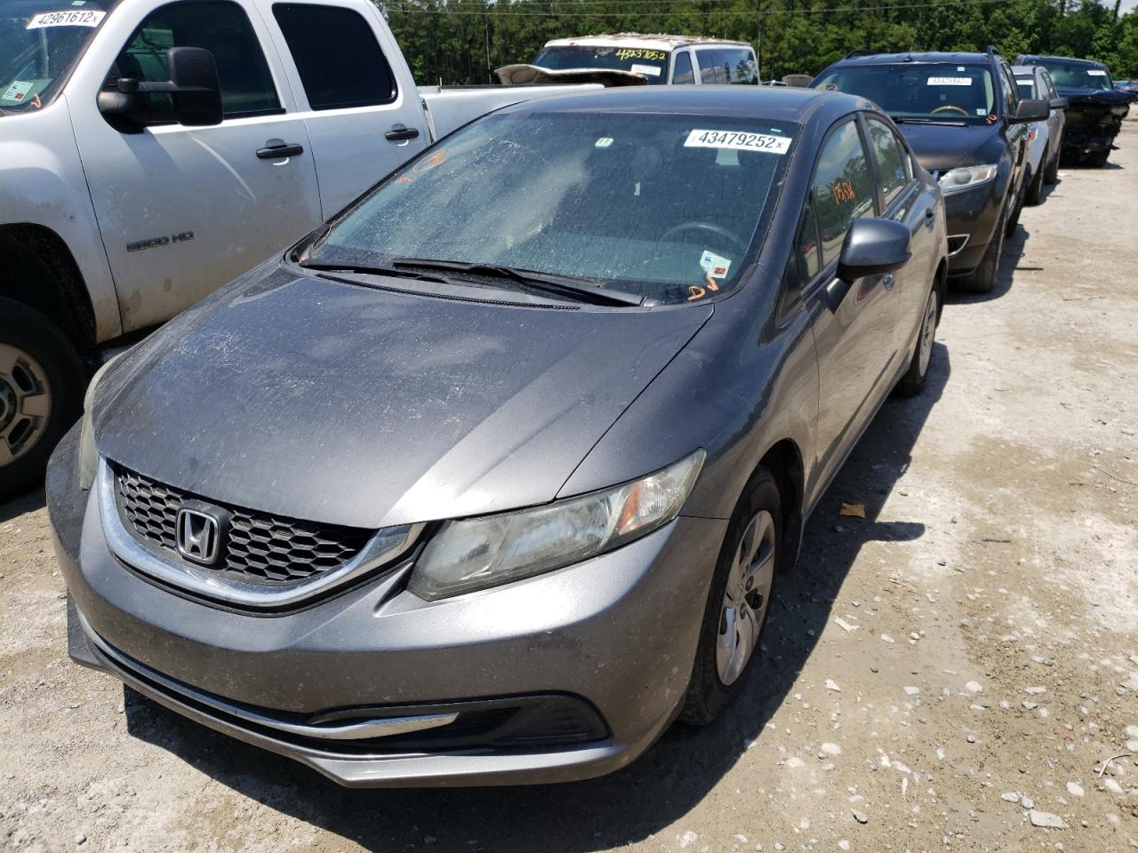Photo 2 from auction – 2013 HONDA CIVIC LX with VIN 2HGFB2F50DH565564