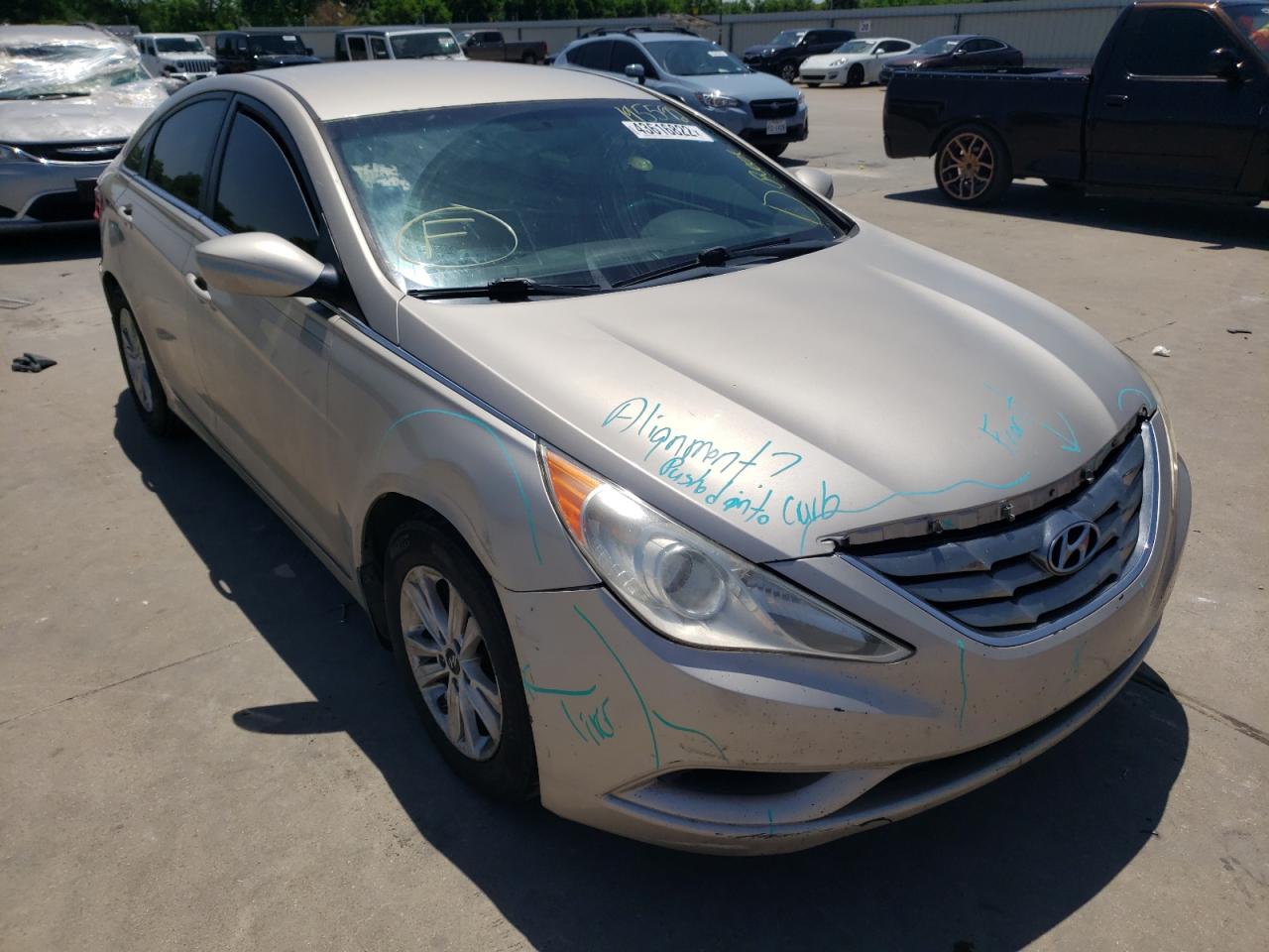 HYUNDAI SONATA GLS 2011 with VIN 5NPEB4AC6BH195592 - Photo from auction
