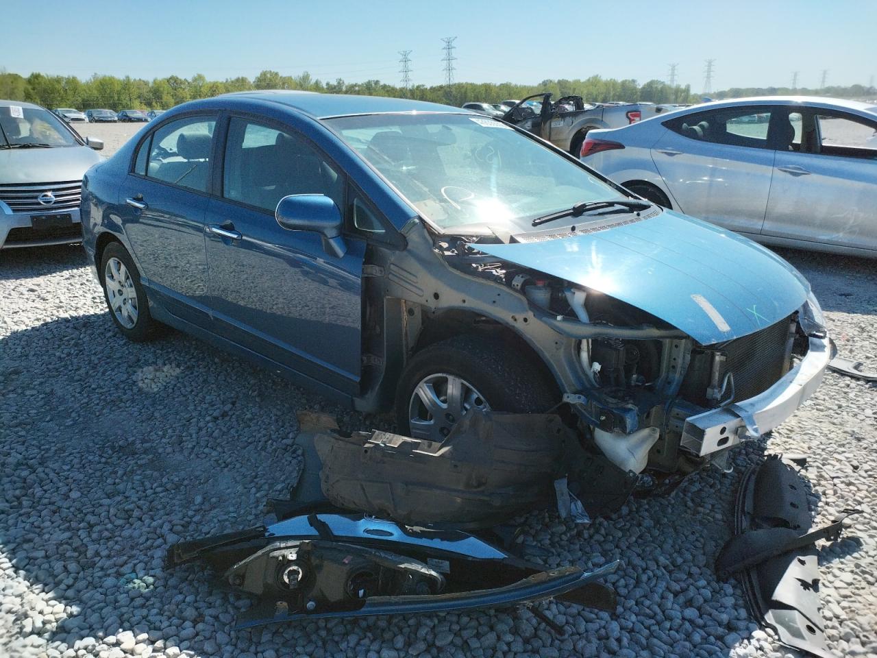HONDA CIVIC LX 2011 with VIN 19XFA1F58BE047917 - Photo from auction