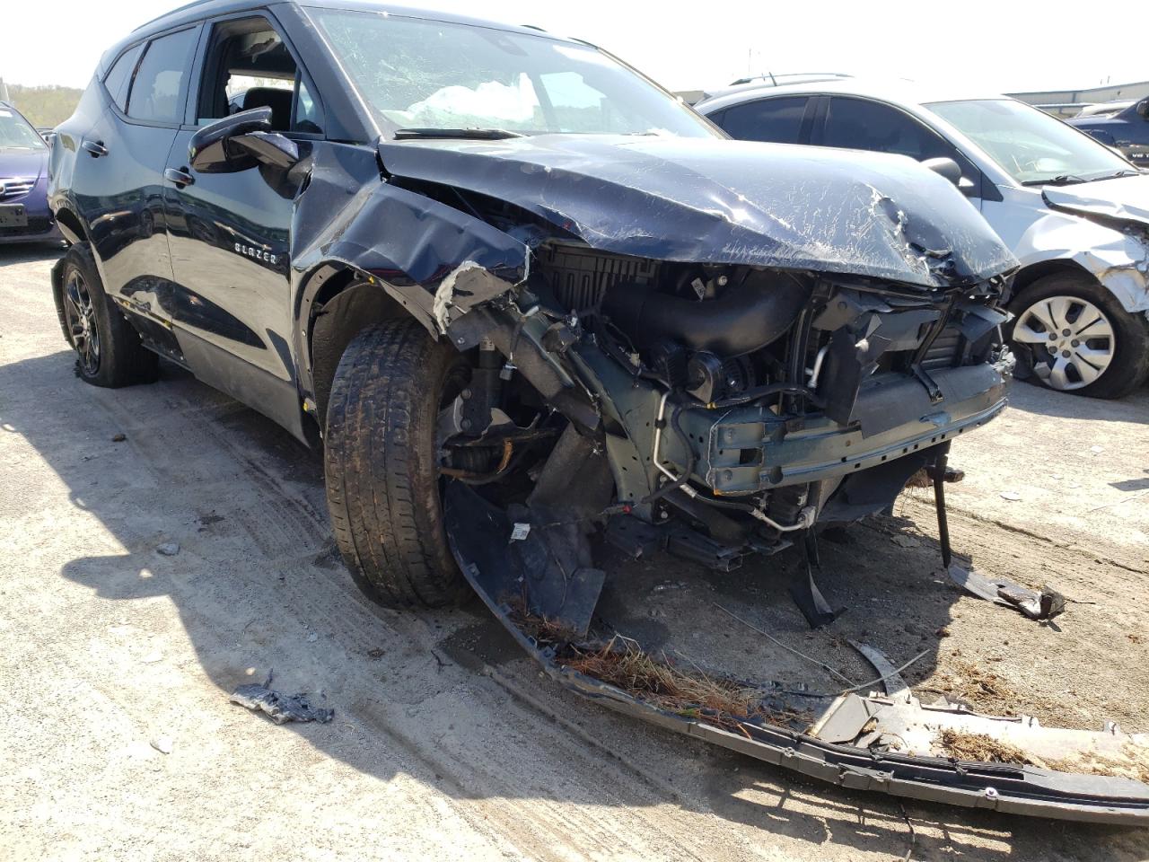 Photo 1 from auction – 2021 CHEVROLET BLAZER 2LT with VIN 3GNKBCRS7MS506343