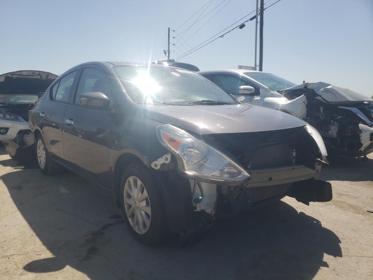 NISSAN VERSA S 2015 with VIN 3N1CN7AP6FL949523 - Photo from auction