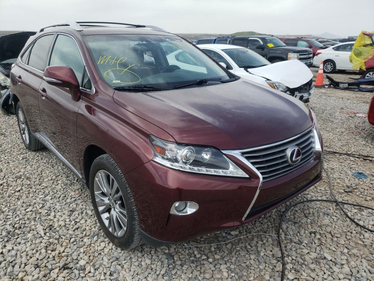 LEXUS RX 450 2013 with VIN JTJBC1BA4D2438345 - Photo from auction