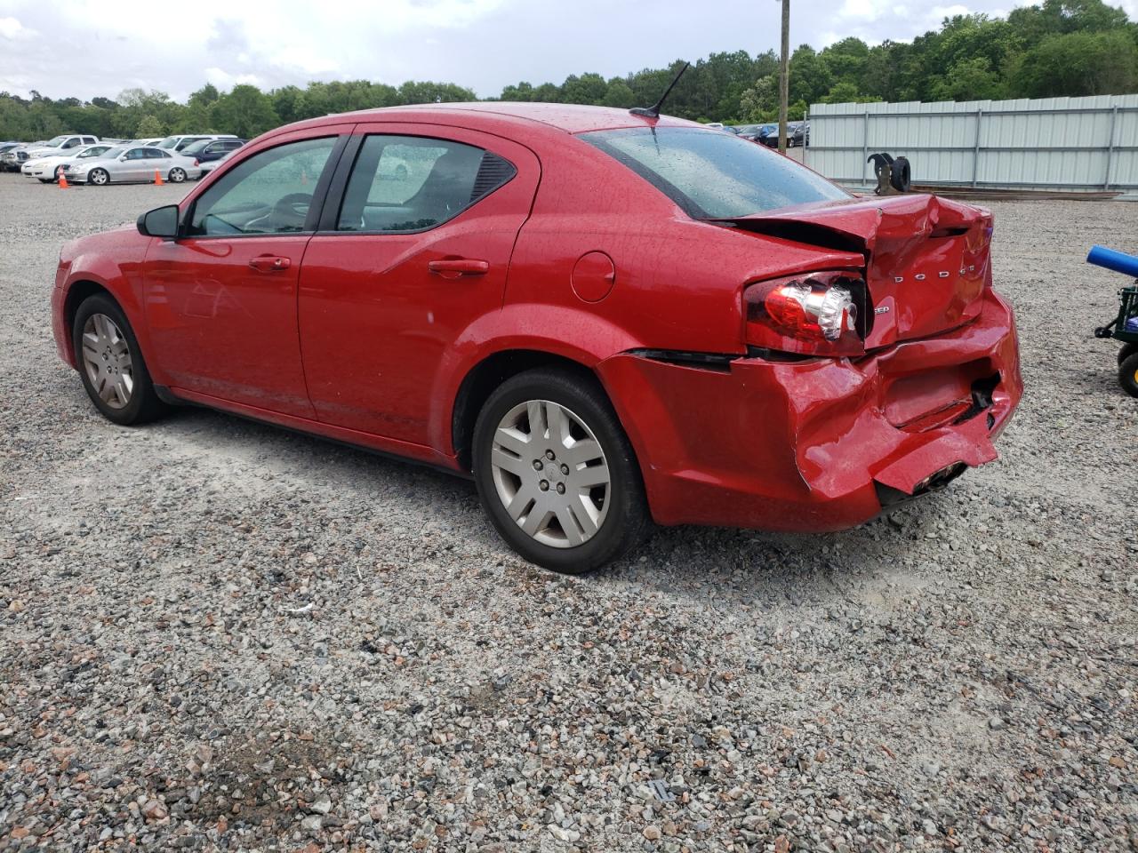 Photo 3 from auction – 2014 DODGE AVENGER SE with VIN 1C3CDZAB1EN127859