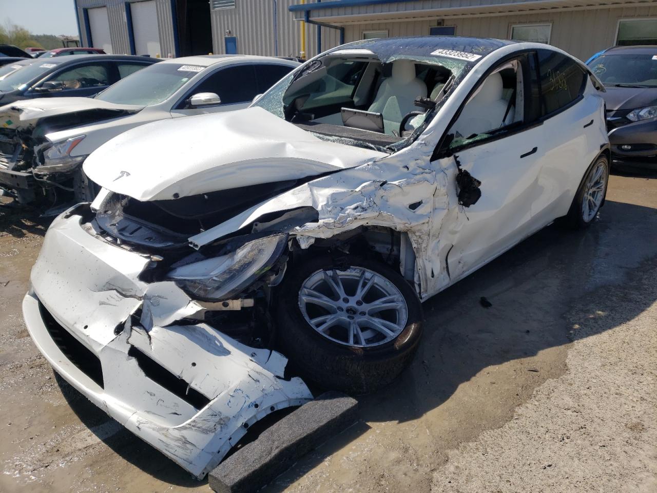 Photo 2 from auction – 2021 TESLA MODEL Y with VIN 5YJYGDEE4MF189950