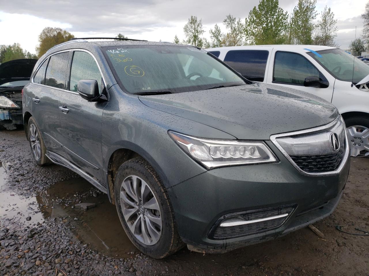 Photo 9 from auction – 2014 ACURA MDX TECHNO with VIN 5FRYD4H63EB025604