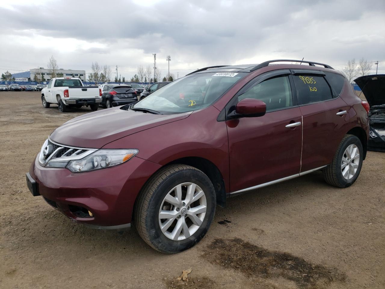 Photo 2 from auction – 2012 NISSAN MURANO S with VIN JN8AZ1MW2CW222897