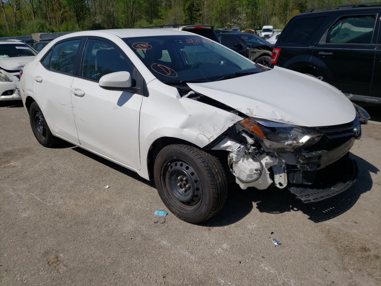TOYOTA COROLLA L 2015 with VIN 5YFBURHE9FP302936 - Photo from auction