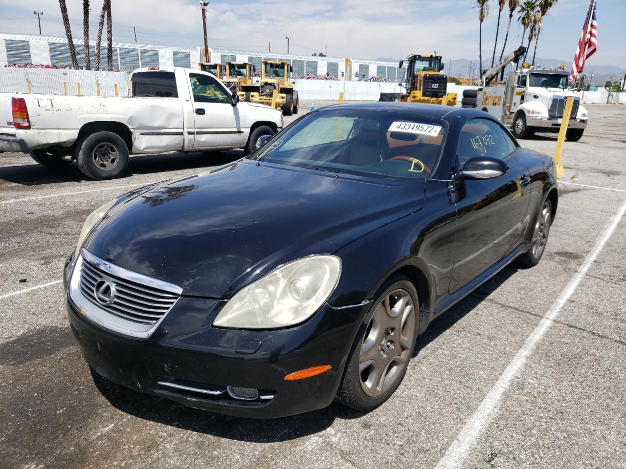 Photo 2 from auction – 2006 LEXUS SC 430 with VIN JTHFN48Y569001547