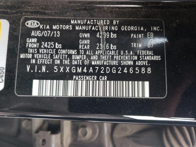 Photo 10 from auction – 2013 KIA OPTIMA LX with VIN 5XXGM4A72DG246588