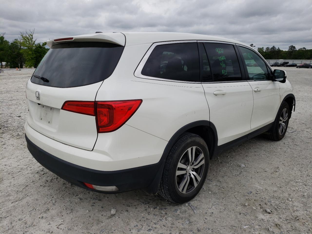 Photo 4 from auction – 2018 HONDA PILOT EXL with VIN 5FNYF5H55JB007219