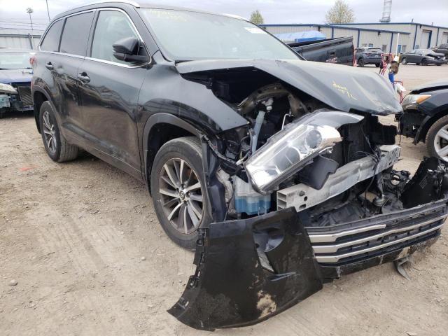 TOYOTA HIGHLANDER 2017 with VIN 5TDJZRFH1HS390630 - Photo from auction
