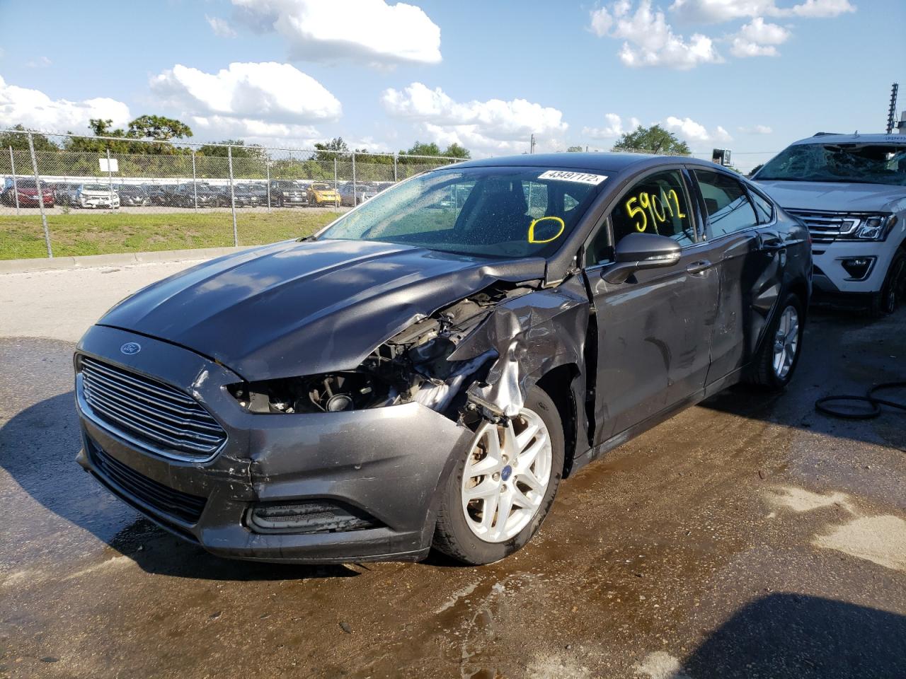 Photo 2 from auction – 2016 FORD FUSION SE with VIN 3FA6P0H76GR343600