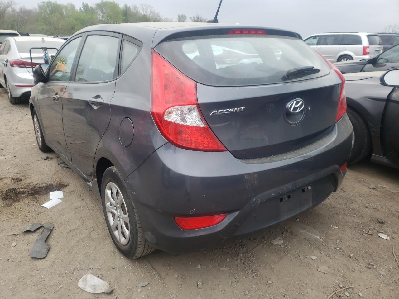 Photo 3 from auction – 2012 HYUNDAI ACCENT GLS with VIN KMHCT5AE2CU057482