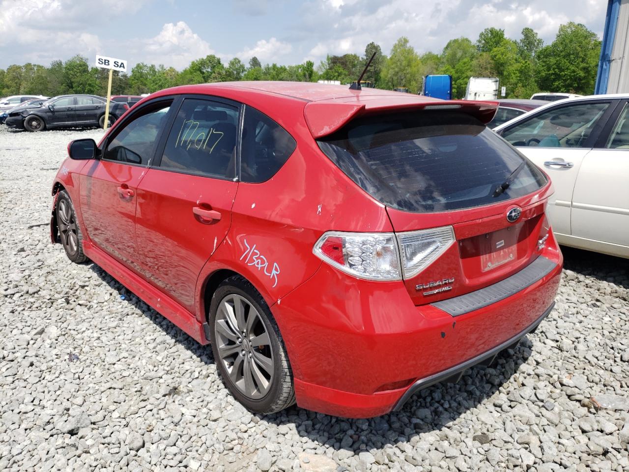 Photo 3 from auction – 2010 SUBARU IMPREZA WR with VIN JF1GH7G63AG826589
