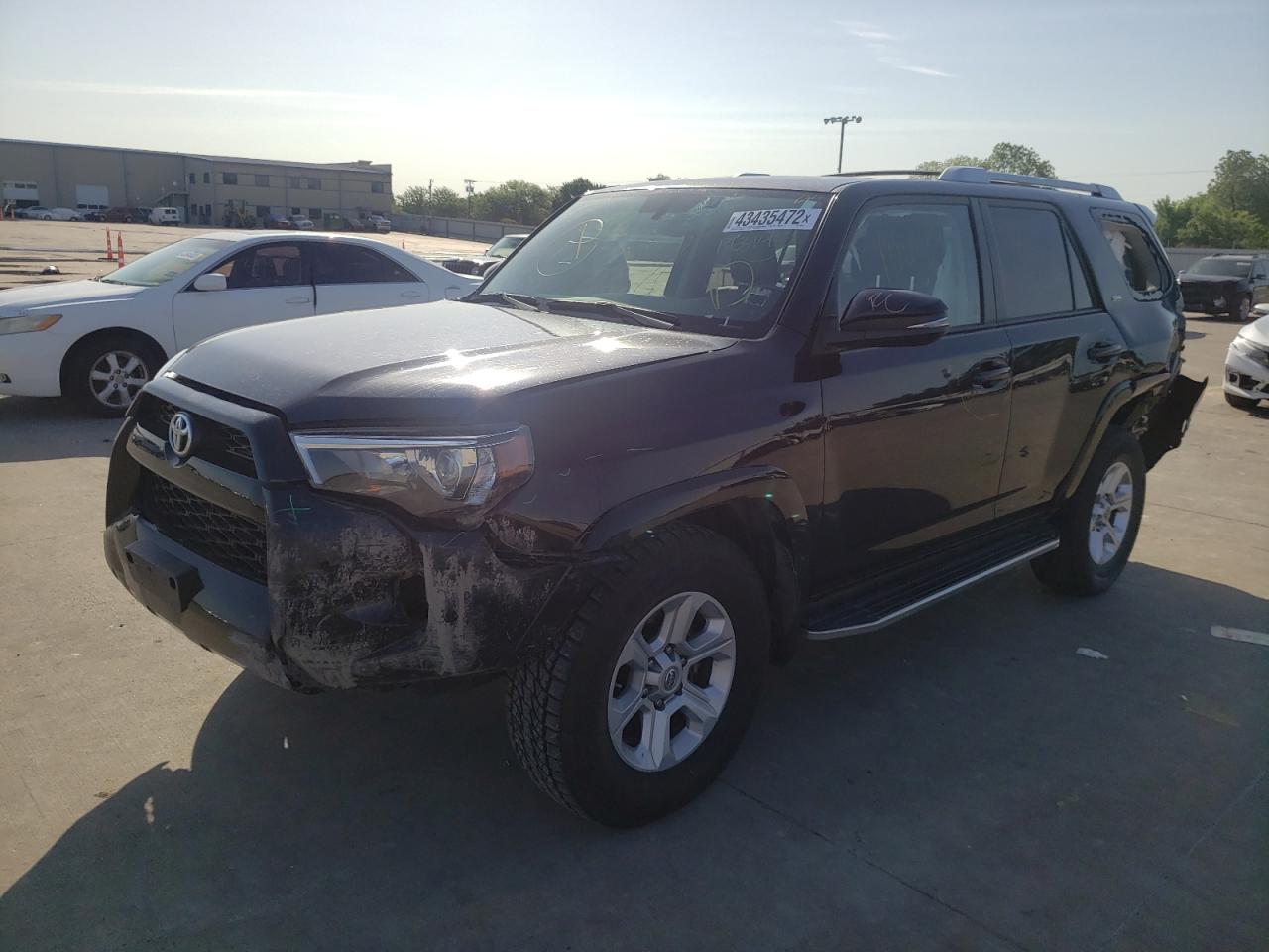 Photo 2 from auction – 2016 TOYOTA 4RUNNER SR with VIN JTEZU5JR1G5136314
