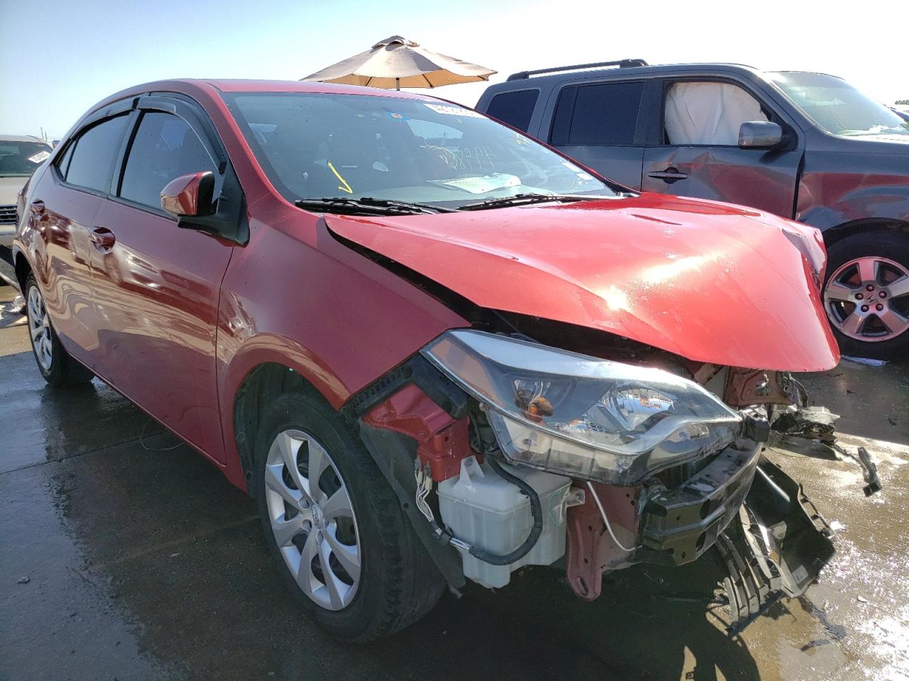TOYOTA COROLLA L 2015 with VIN 5YFBURHE6FP201790 - Photo from auction