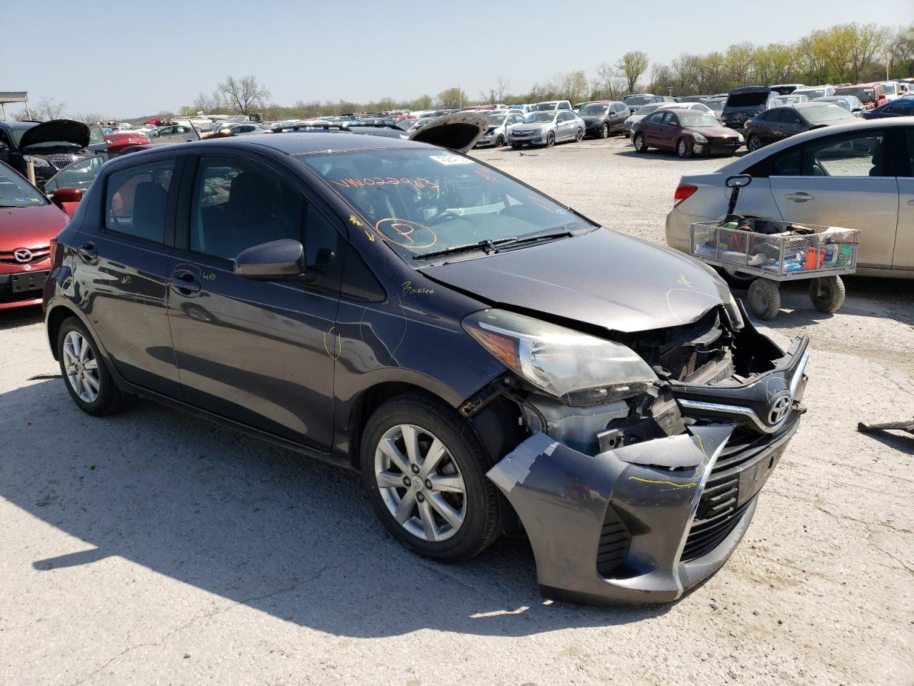 TOYOTA YARIS 2015 with VIN VNKKTUD36FA022963 - Photo from auction