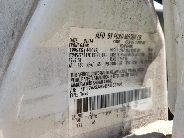 Photo 10 from auction – 2014 FORD F250 SUPER with VIN 1FT7W2A69EEB33166