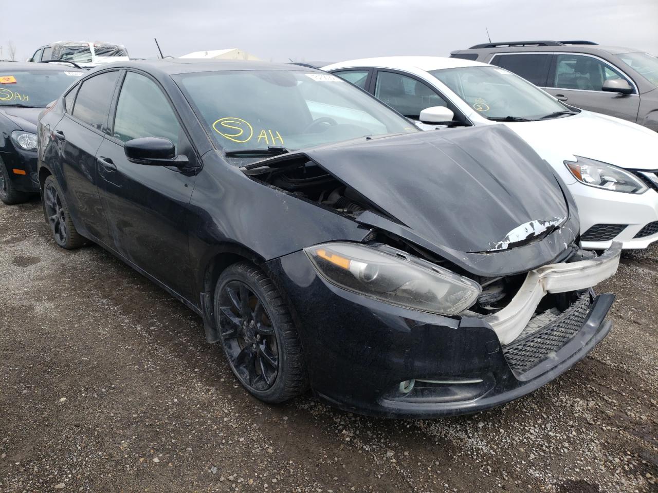 DODGE DART LIMIT 2013 with VIN 1C3CDFCB7DD327581 - Photo from auction