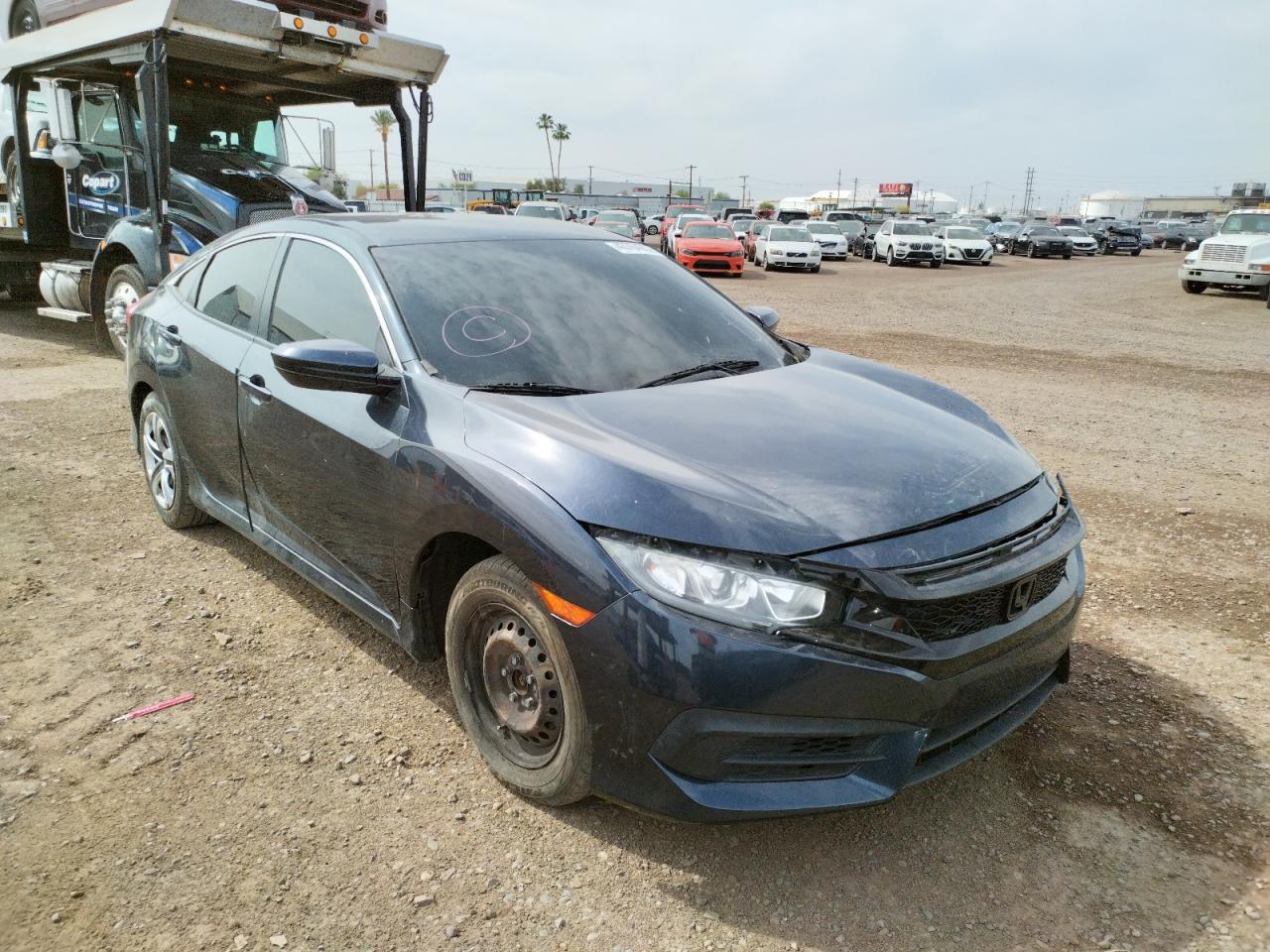 HONDA CIVIC 2017 with VIN 2HGFC2F55HH506884 - Photo from auction