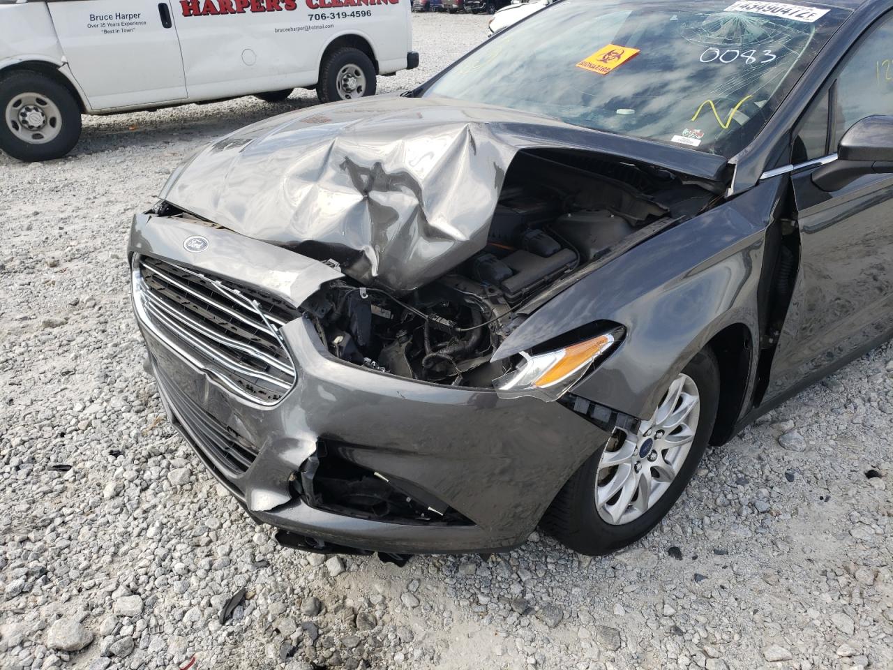 Photo 9 from auction – 2016 FORD FUSION S with VIN 3FA6P0G77GR110083
