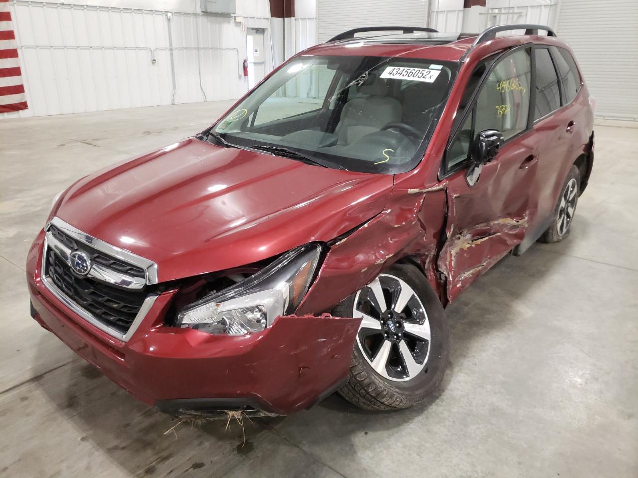 Photo 2 from auction – 2018 SUBARU FORESTER 2 with VIN JF2SJAEC0JH413037