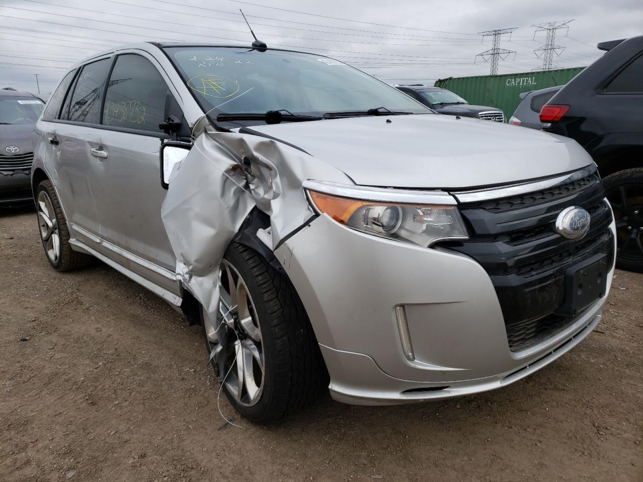 FORD EDGE SPORT 2013 with VIN 2FMDK3AK9DBC25529 - Photo from auction