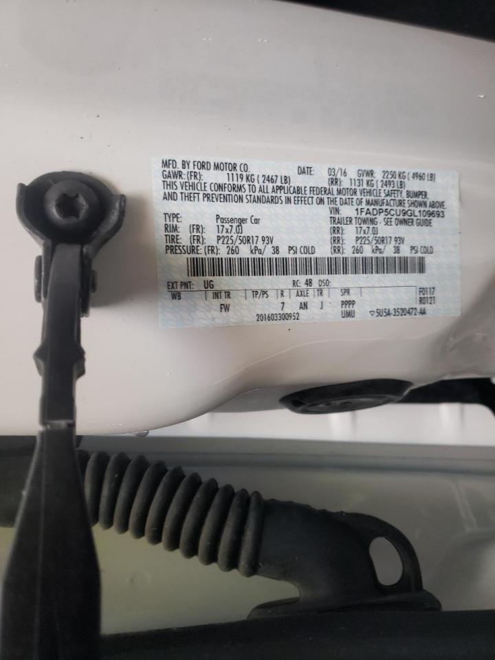 Photo 10 from auction – 2016 FORD C-MAX PREM with VIN 1FADP5CU9GL109693