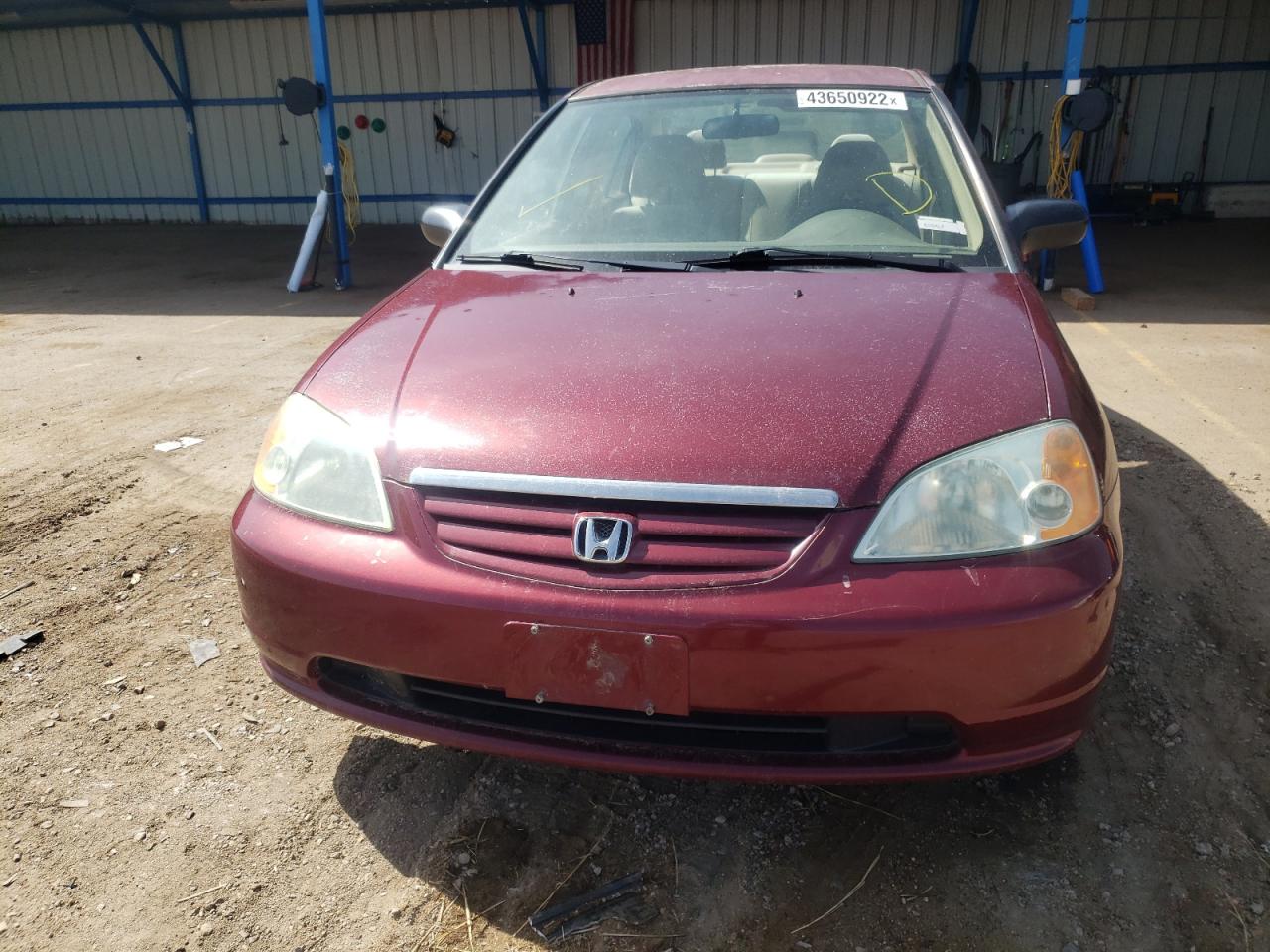 Photo 9 from auction – 2003 HONDA CIVIC LX with VIN 2HGES16553H626038