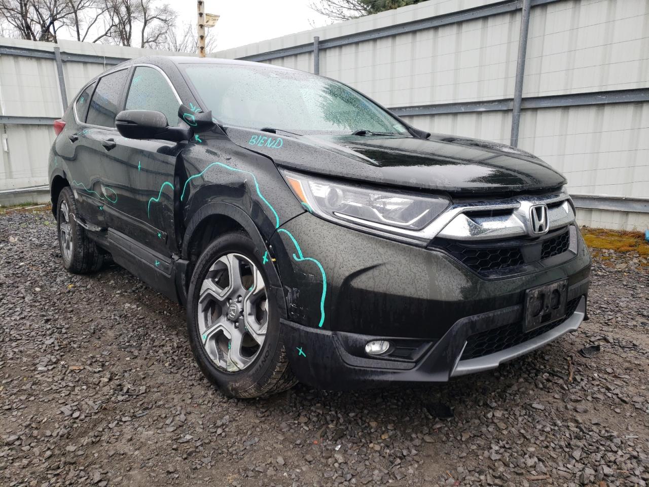 HONDA CR-V EX 2017 with VIN 5J6RW2H54HL066735 - Photo from auction