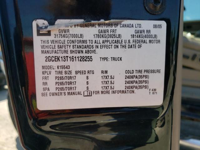 Photo 10 from auction – 2006 CHEVROLET SILVERADO with VIN 2GCEK13T161128255