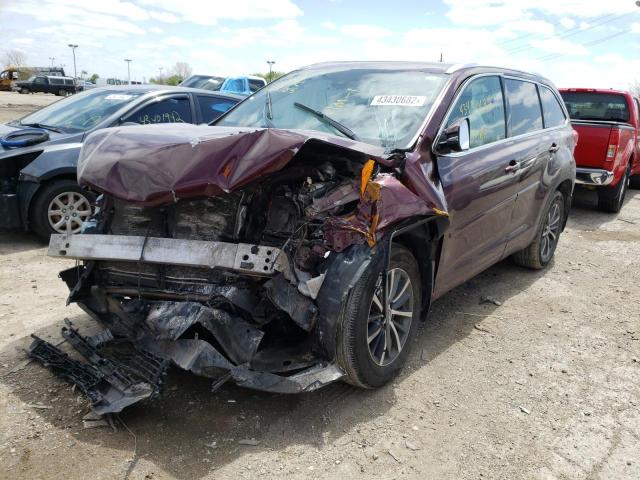 Photo 2 from auction – 2018 TOYOTA HIGHLANDER with VIN 5TDJZRFH6JS823185