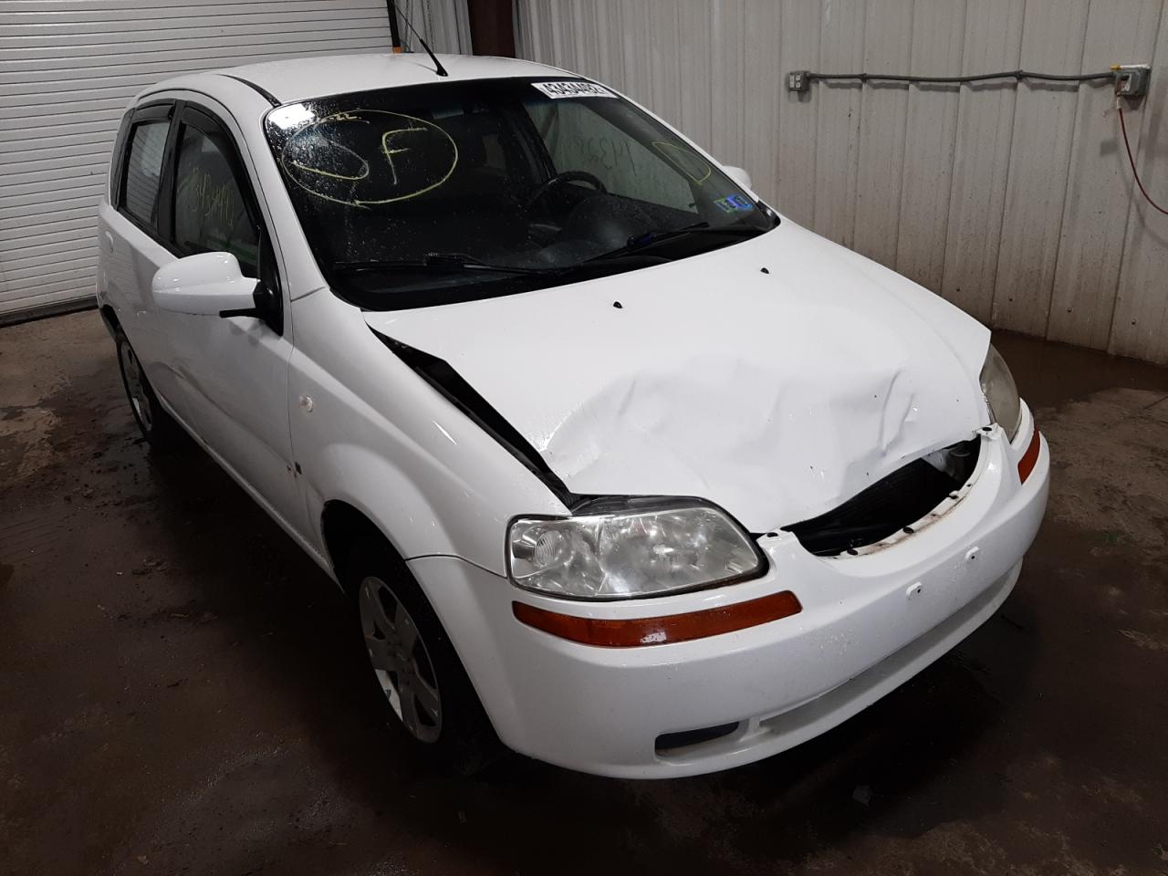 CHEVROLET AVEO BASE 2008 with VIN KL1TD66688B257415 - Photo from auction