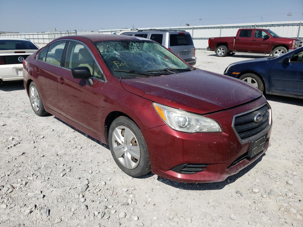 SUBARU LEGACY 2.5 2015 with VIN 4S3BNAA69F3073118 - Photo from auction