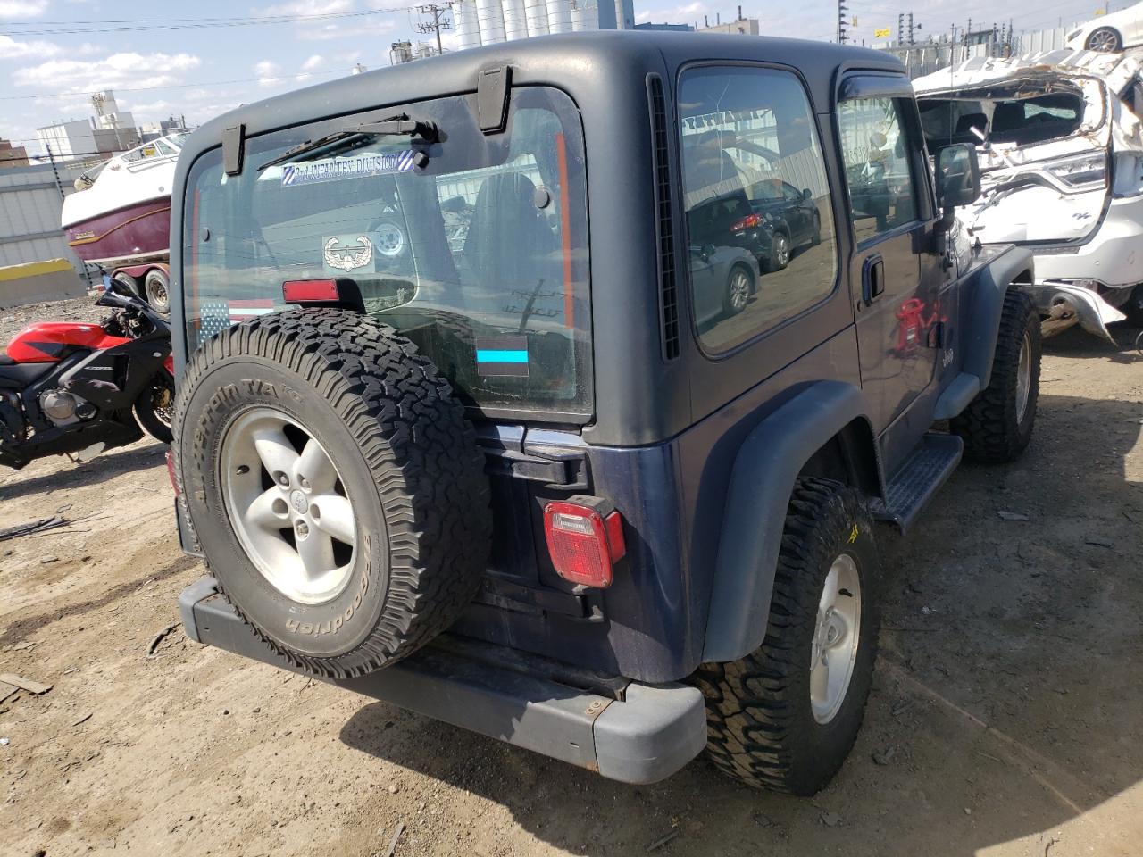 Photo 4 from auction – 2000 JEEP WRANGLER / with VIN 1J4FA29P7YP739947