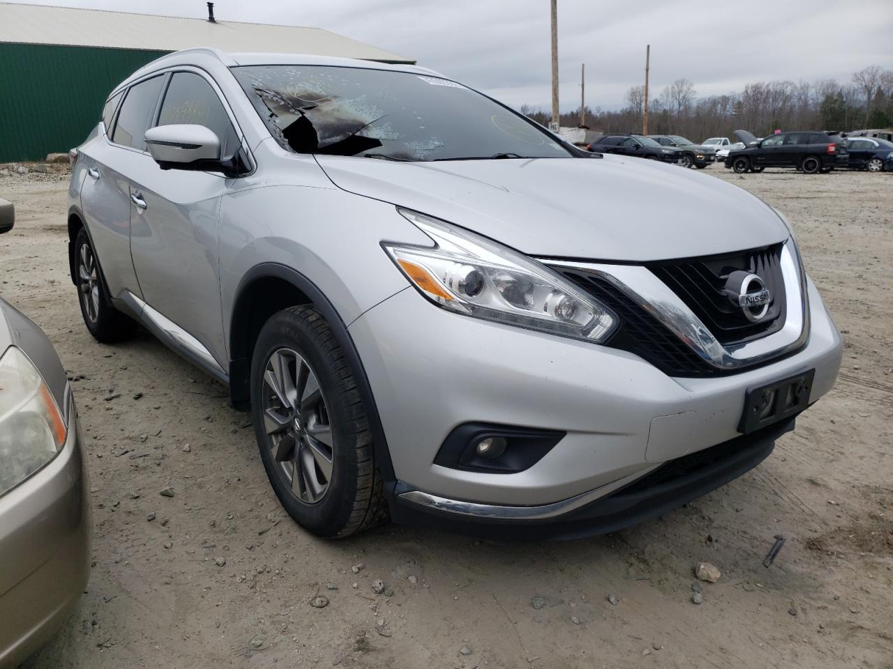 NISSAN MURANO S 2016 with VIN 5N1AZ2MH7GN100434 - Photo from auction
