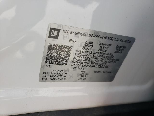 Photo 10 from auction – 2019 GMC TERRAIN SL with VIN 3GKALPEX3KL310146