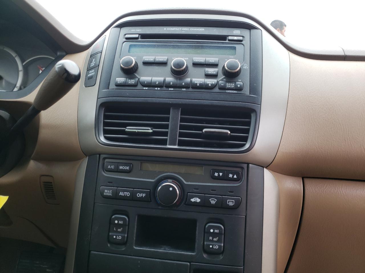 Foto 9 de la subasta – 2008 HONDA PILOT EXL con VIN 5FNYF18558B043947