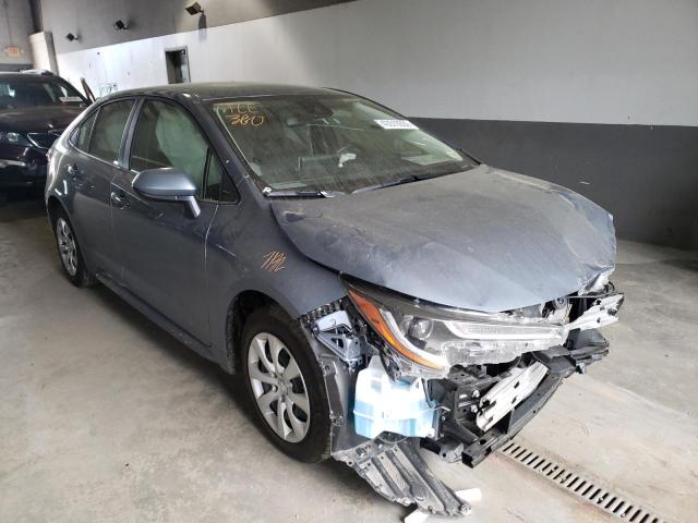 TOYOTA COROLLA LE 2021 with VIN JTDEPMAE4MJ152057 - Photo from auction