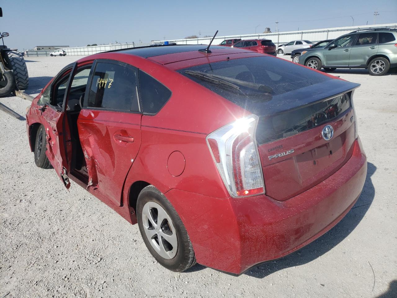 Photo 3 from auction – 2012 TOYOTA PRIUS with VIN JTDKN3DU6C5502270