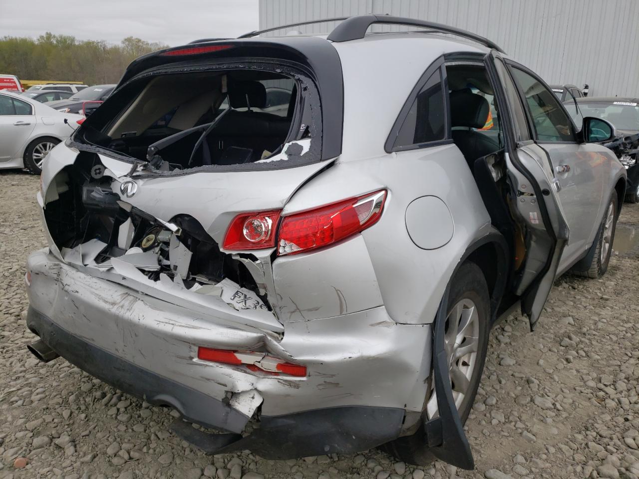 Photo 4 from auction – 2007 INFINITI FX35 with VIN JNRAS08W37X206390