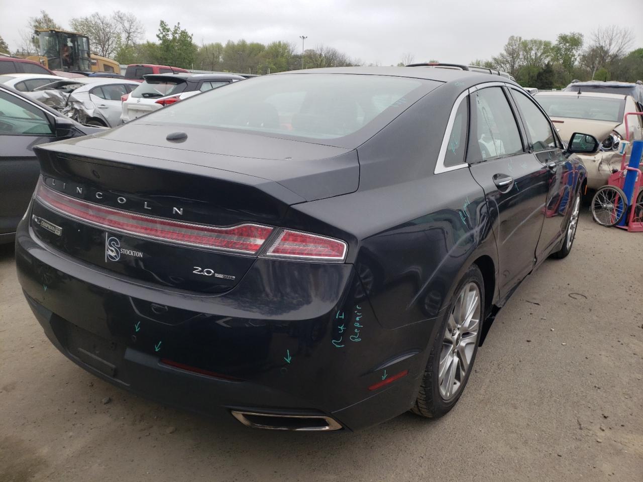 Photo 4 from auction – 2014 LINCOLN MKZ with VIN 3LN6L2G98ER801084