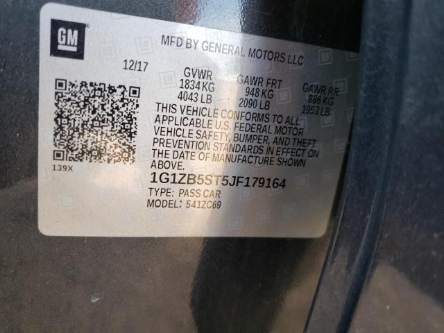 Photo 1 from auction – 2018 CHEVROLET MALIBU LS with VIN 1G1ZB5ST5JF179164