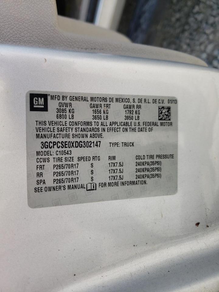 Photo 10 from auction – 2013 CHEVROLET SILVERADO with VIN 3GCPCSE0XDG302147