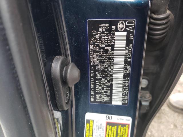 Photo 10 from auction – 2019 TOYOTA COROLLA L with VIN 2T1BURHE8KC242870